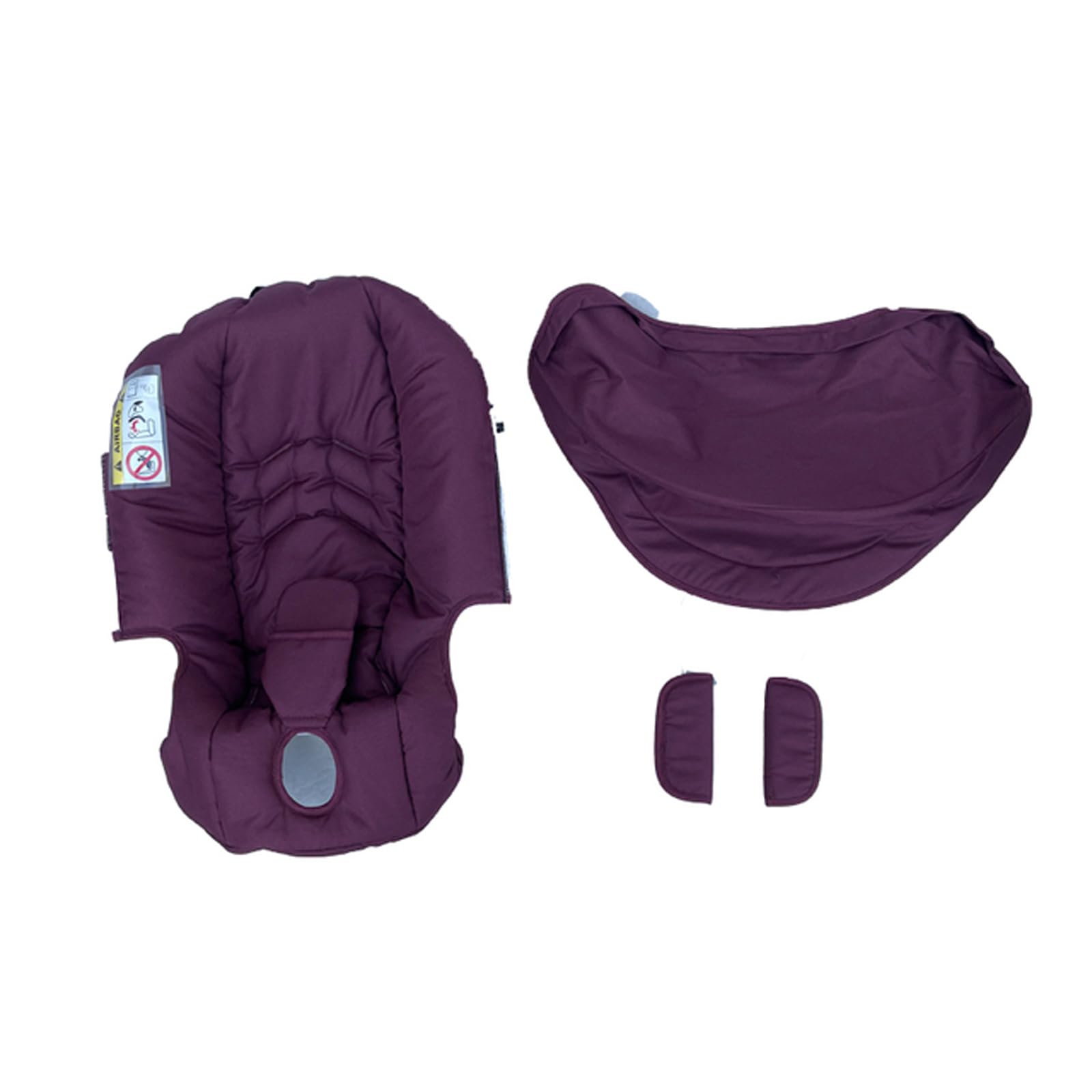 Coussin de poussette amovible chaud pour poussette par temps froid pour bébé tout-petit pour matelas de siège