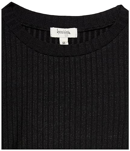 Speechless Girls' Fuzzy Cuff Long Sleeve Top2