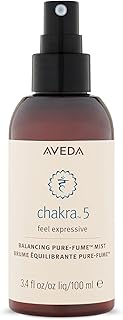 Chakra 5 Balancing Pure-Fume Mist: Throat | Body & Room Spray | Balances Throat Chakra | With Certified Organic Grapefruit, Rosemary, Ylang Ylang, 3.4 Fl Oz