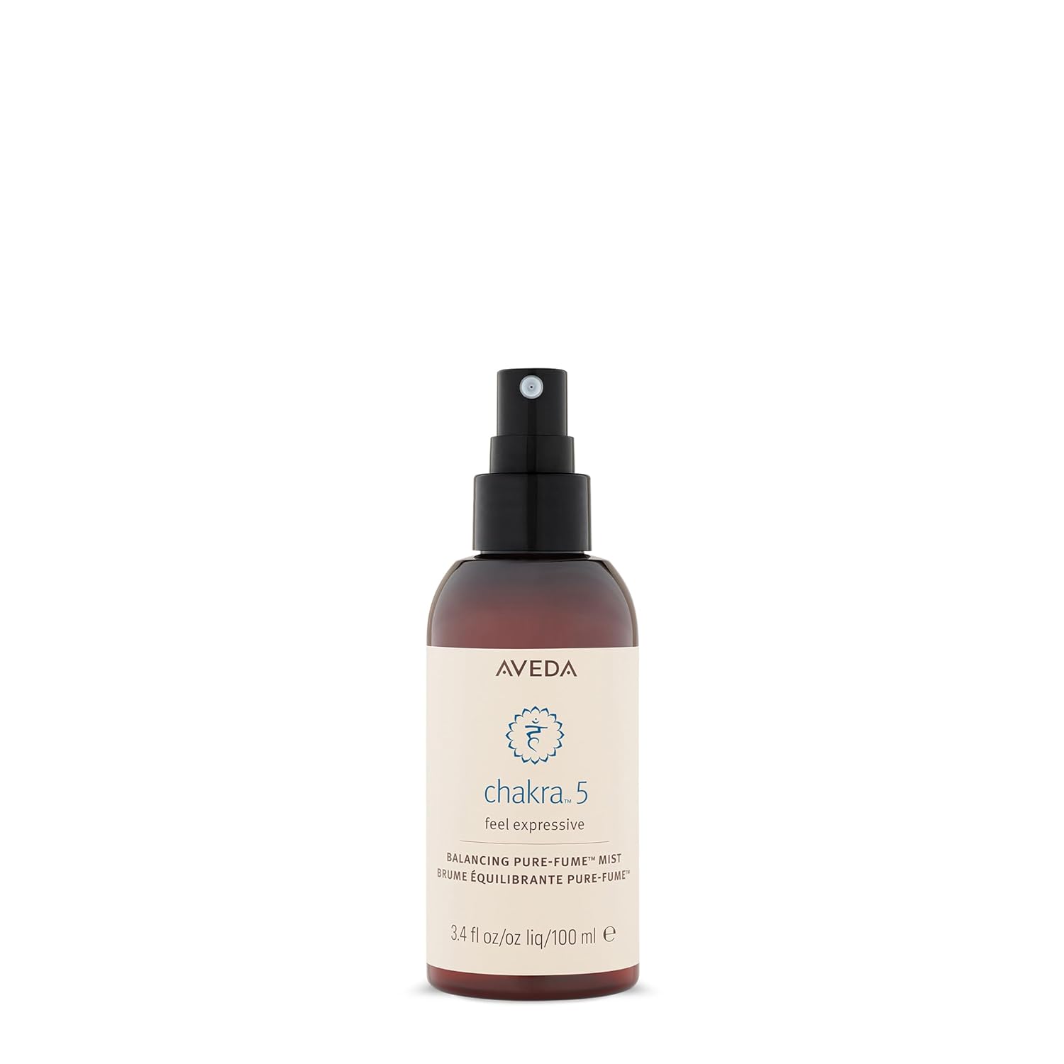 Aveda Chakra 5 Balancing Pure-Fume Mist: Throat | Body & Room Spray | Balances Throat Chakra | With Certified Organic Grapefruit, Rosemary, Ylang Ylang, 3.4 Fl Oz