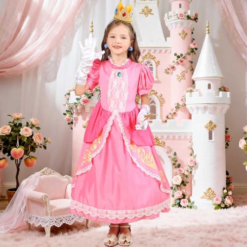 Disfraz rosa para niñas para Halloween y Carnaval miniatura 2