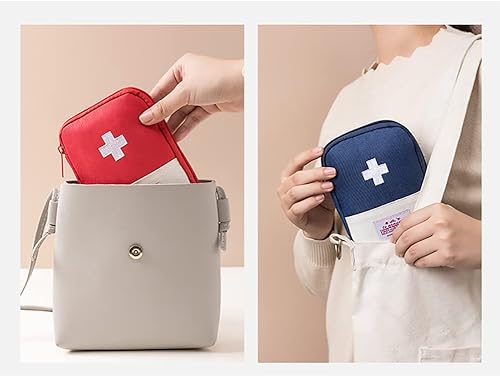 Miniatura 5 de Bolsa vacía de primeros auxilios, mini bolsa de primeros auxilios, bolsa médica de emergencia potable, organizador de almacenamiento de