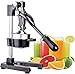 VONLUCE Spremiagrumi Manuale Pressa Manuale per Melograno, Arance, Limone Spremiagrumi a Leva in Acciaio Inox (Nero)