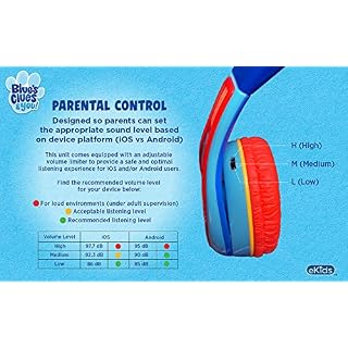 eKids Blue’s Clues And You Casque audio pour enfants, pour l’école, la maison ou les voyages, volume limité avec port… - Les Beatles, Paul McCartney, John Lennon, RIngo Starr, George Harrison eKids Blue's Clues And You Casque audio pour enfants, pour l'école, la maison ou les voyages, volume limité avec port… – Image 6