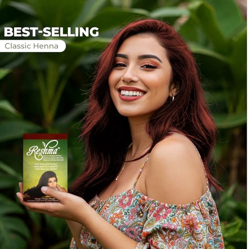 Reshma Beauty Ayurvedic Henna Color para Cabello 5.29 oz Pack 12 miniatura 6