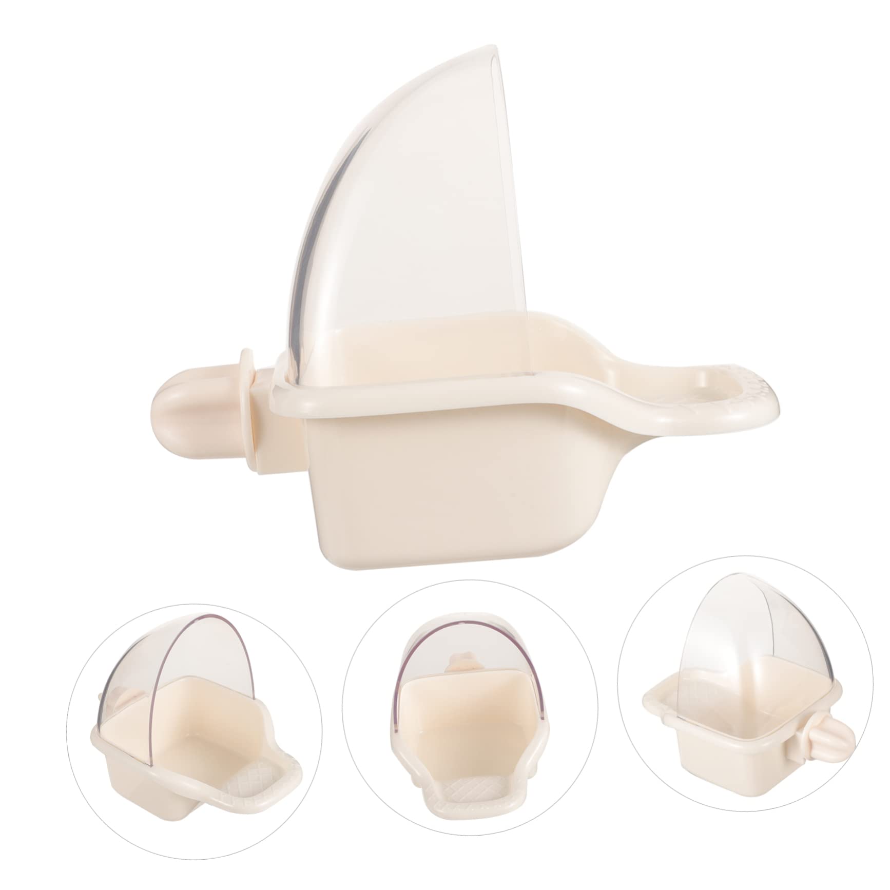 Happyyami 5pièces Distributeur Automatique De Nourriture pour Oiseaux Nourrisseur Réutilisable pour Perroquets Et Petits Oiseaux Accessoire Pratique Coloris