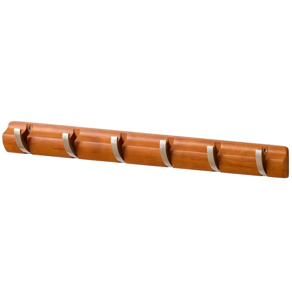 ふー　6連壁掛けフック chocolate2本 Amazon.co.jp: ドウシシャ ウォールハンガー 壁掛けフック 6連