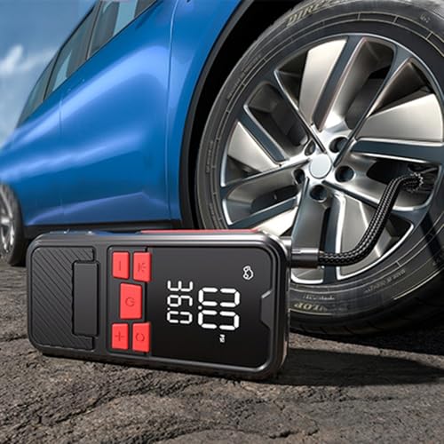 Corps ABS compact pour ce gonfleur electrique de pneu - 5