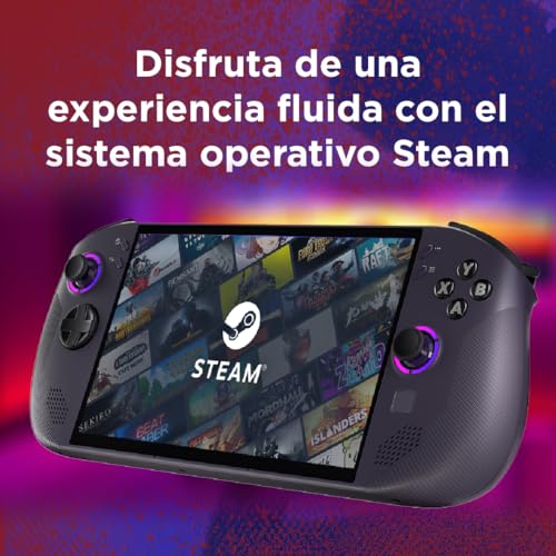 Image of Lenovo Legion Go S - 8 inch WUXGA Portable Gaming Console (AMD Ryzen Z1 Extreme, 16GB RAM, 1TB SSD, AMD Radeon Graphics, 120Hz, Wi-Fi 6E, SteamOS in Spanish) - Dark Violet