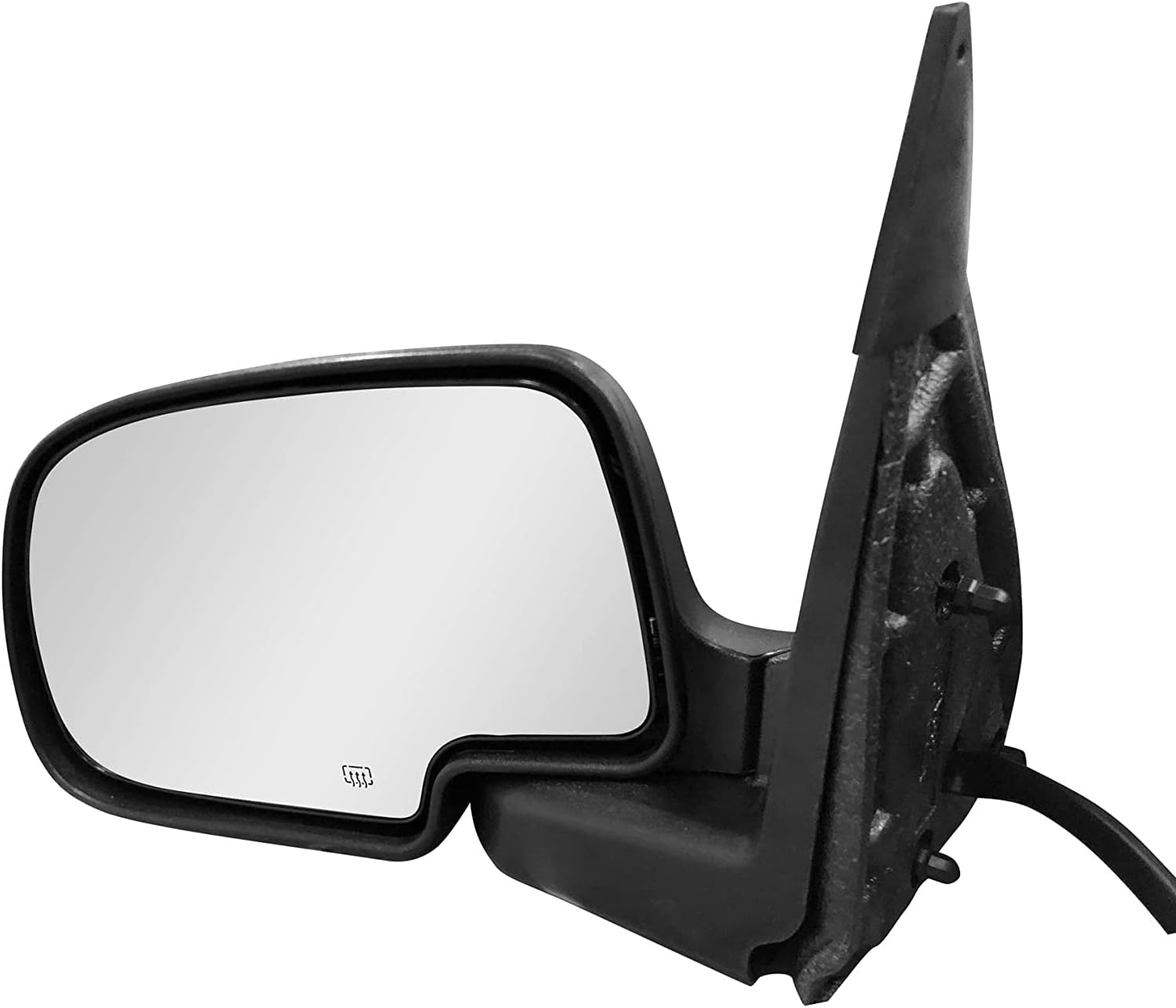 Driver Side Mirror Compatible With Cadillac Escalade Chevy Avalanche Silverado Suburban HD Tahoe GMC Sierra Yukon XL 1500 2500 3500 2003-2007 Textured, Power Operated, Heated. Manual Folding GM1320293