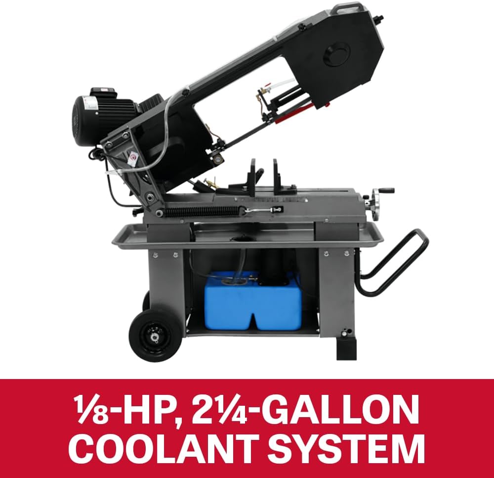 JET 8" x 12" Geared Head Metal Cutting Horizontal/Vertical Band Saw, 1 HP, 115/230V 1Ph (HBS-812G)