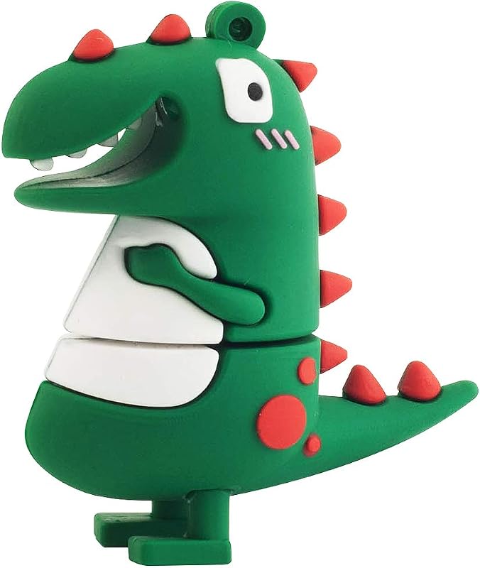 LEIZHAN Clé USB 16Go dinosaurio,Flash Drive USB Pendrive en Silicone (16Go,Dinosaurio)