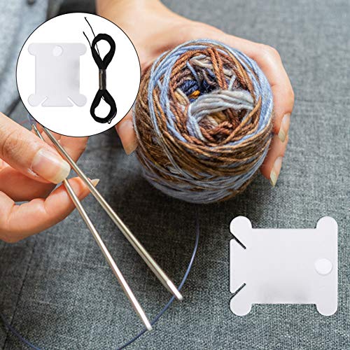 EXCEART Kit de Fio Dental para Bordar Linhas de Ponto Cruz Preto Linhas de Costura de Algodão Bobina