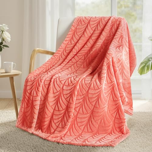 Coral Throw Blanket