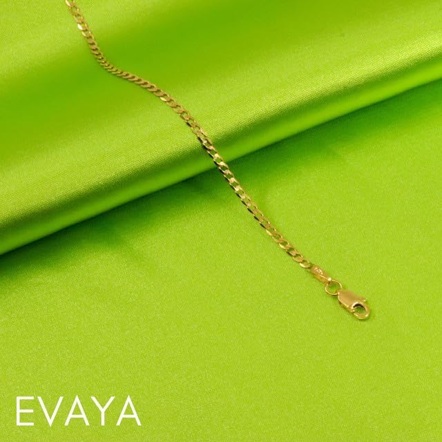 Real Solid 14k Gold Cuban Chain (2mm-3mm Width, 16"-24" Length) - For Men & Women - Durable, Resistant to Tarnishing & Lasts a Lifetime - Image 8