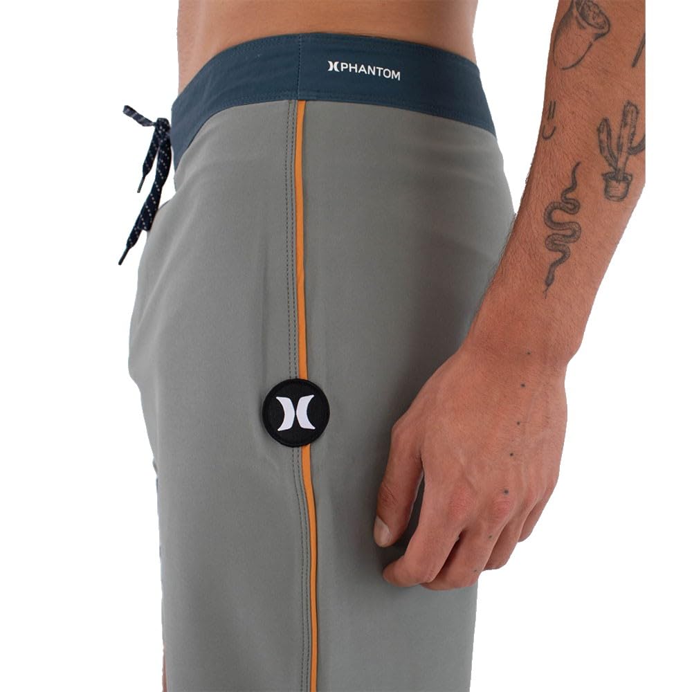 Hurley Phantom Eco Block Party Solid 18 Costume a Boxer Uomo (Pacco da 1)