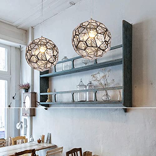 Suspension post-moderne E27 en acier inoxydable pour lustre de salon moderne - 6