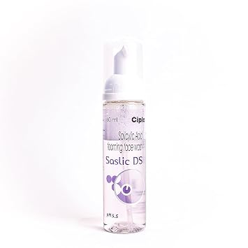 Cipla Sas_lic DS Foaming Face Wash (60ml) (pack of 2)