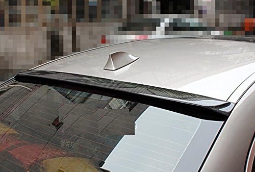 New Carbon Fiber Roof Spoiler Compatible with BMW 5 Series Sedan F10 F18 2009-2016 520i 523i 528i 530i 535i 550i (AC Style)