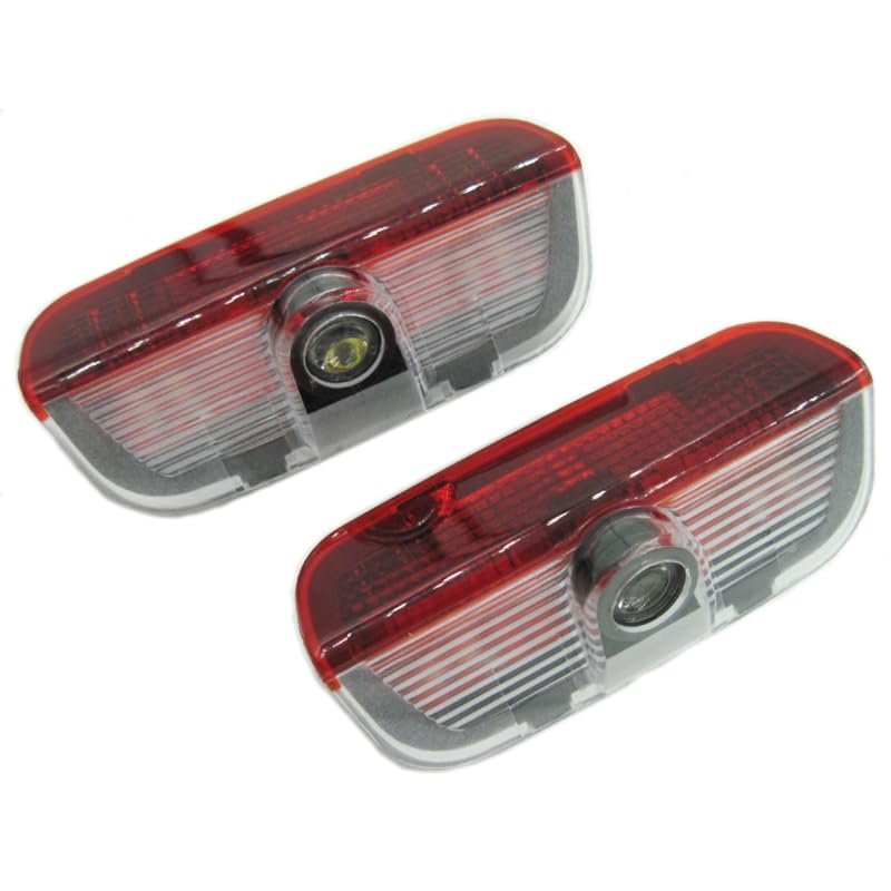 MYRFCSA Projecteur de Porte de Voiture, pour Porsche Old Cayenne 2007-2009 Lumière de Porte de Voiture Eclairage LED de Bienvenue avec Logo