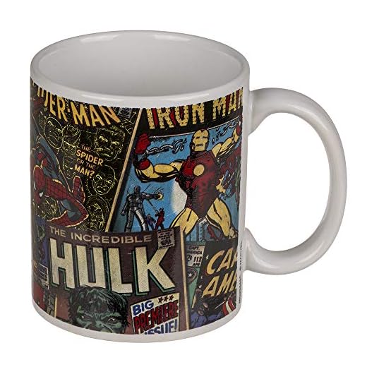 Out of the blue Taza de cerámica Marvel Retro 78/8329, 325 ml, altura: 10 cm