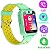 PTHTECHUS Telefono Reloj Inteligente LBS Niños - Smartwatch con Localizador LBS Juegos Despertador Camara Linterna per Niño y Niña de 3-12 Años (LBS, Verde)
