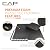 CAP Barbell 1/2-Inch Interlocking EVA Foam Exercise Puzzle Mats - 2 Pack | 24" x 24" x 1/2" | Diamond Pattern - Black