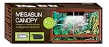 megasun Kann auf einem Terrarium gestellt werden, Drahtgestell, und an der Innenseite ein Terrarium Elegance, dank der Bein der Festsetzung und den Schrauben enthalten (keine Notwendigkeit, Löcher bohren zu müssen.)