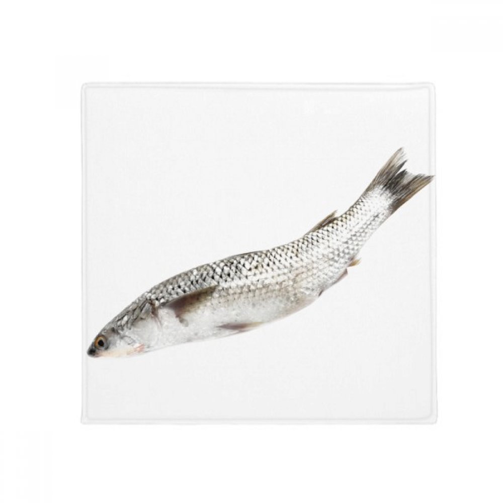 Cadeau 60x60cm tapis poisson frais blanc anti-dérapant pour confort de la maison