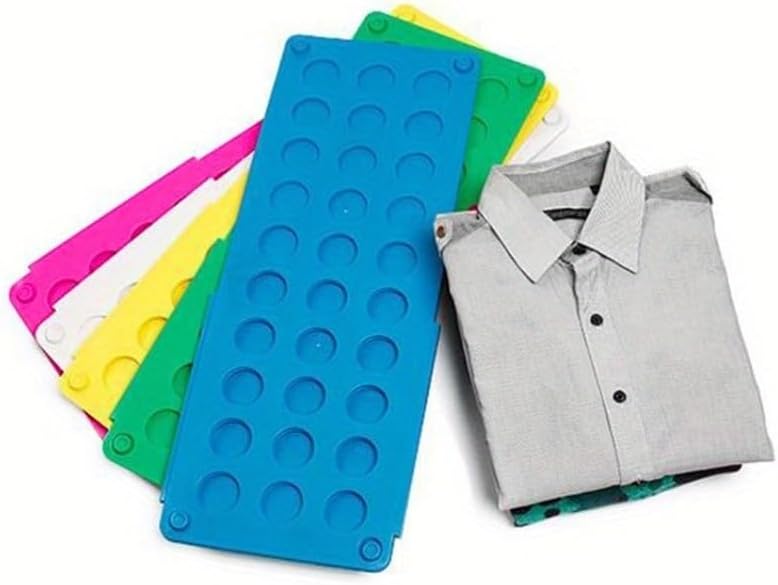 Clothes Folding Board - Professional Shirt Folder for Perfect Uniform Folds, Space-Saving Laundry Organizer (Green)