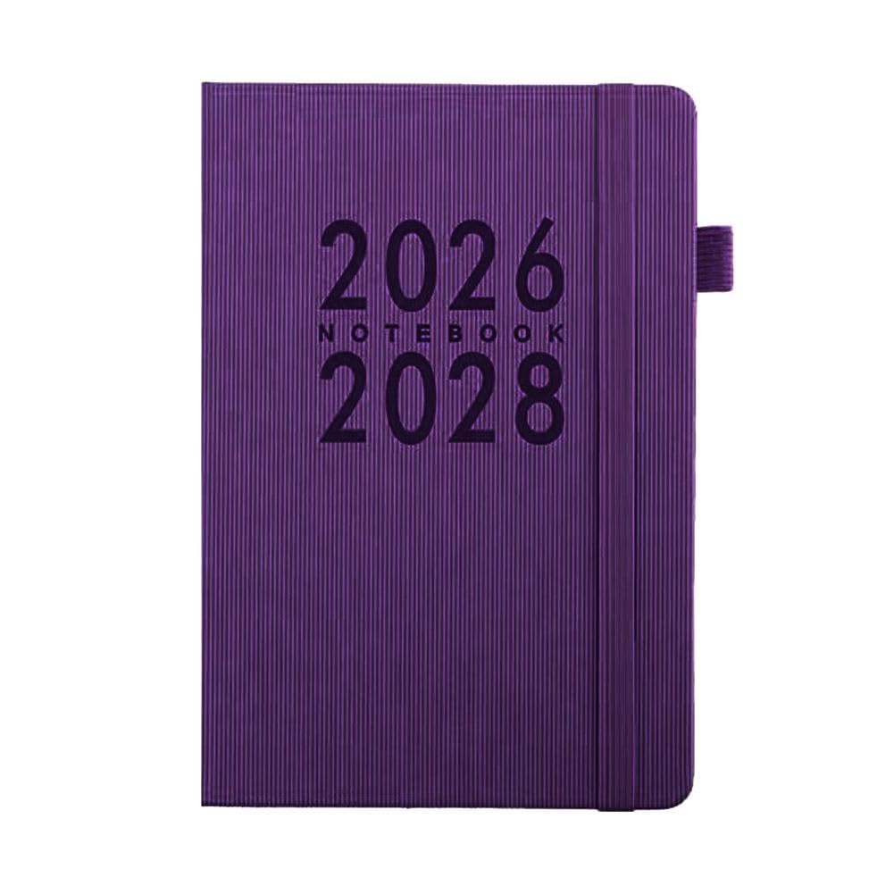3-Year Monthly Planner Calendar 2026-2028 To December,Softcover with Elastic Pen Diary Design Minimalist Writing ﻿