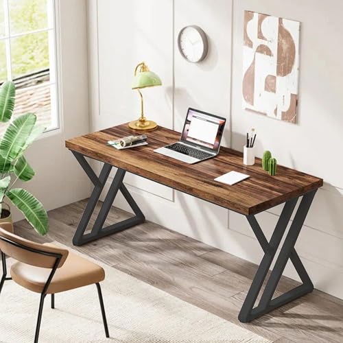 Image of Klaxon Engineered Wood Iron Study Table with Drawer, Multi-Usage Laptop Desk & Home Office (Printo-FD, DIY Installation) (FD & Black, Zeno Black)