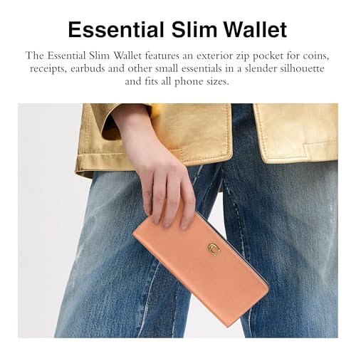 Coach Women's Essential Slim Wallet, B4/Peach2