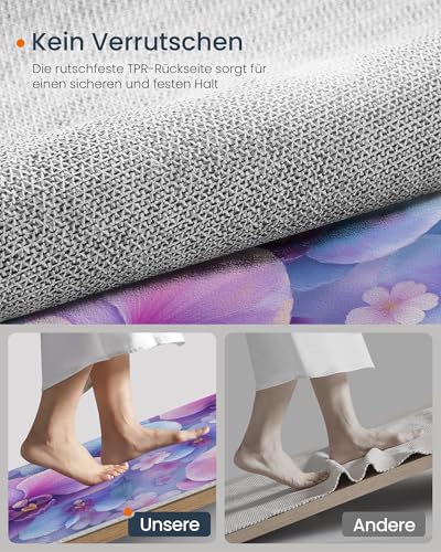 Tapis rond orchidée lavable pour simplifier l'entretien - 6