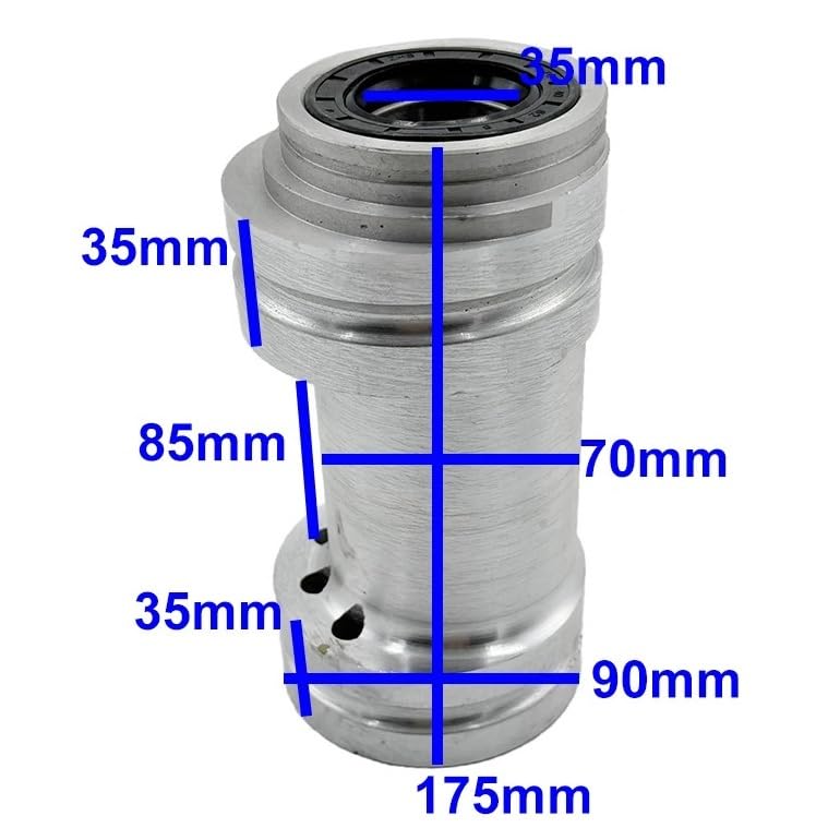 Soporte de cojinete de eje trasero para cubo de montaje central ATV B Shan 250cc 2