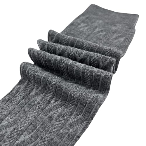 Image of ATHX Women's Knit Thigh Socks Winter Boot Stockings Over Knee High Leg Warmers
