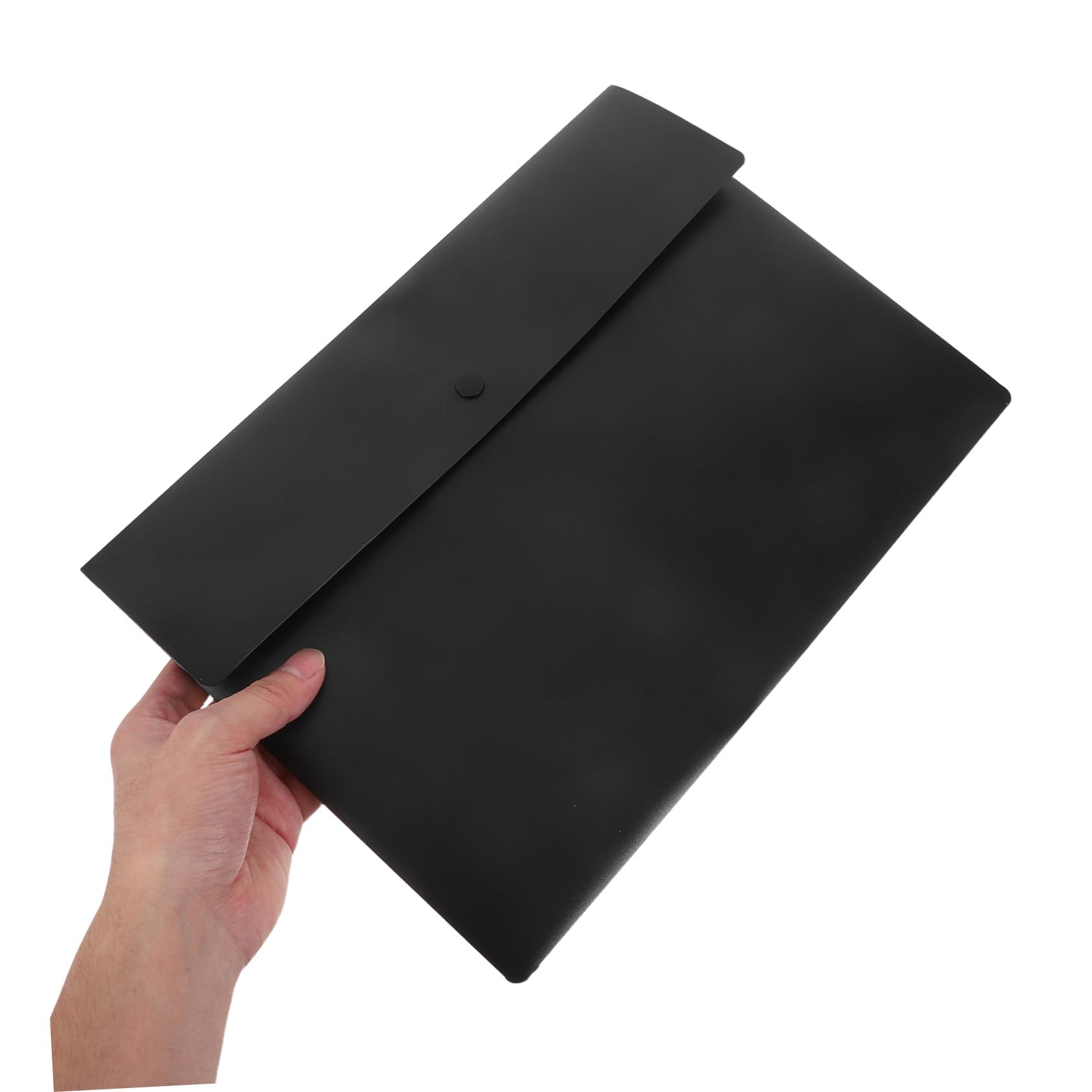 10 Pezzi Documenti con Bottone Snap Buste Plastica Spesse Impermeabili per Ufficio Scuola e Business Portadocumenti Organizzatore Resistente