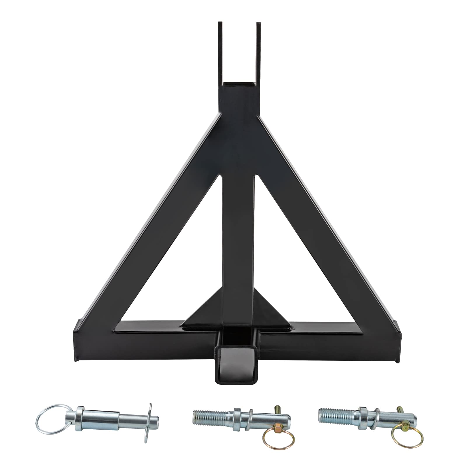 Tractor Tractor Riel de cultivo con suspensión de tres puntos, enganche de remolque de 3 puntos, adaptador de acero con 3 pernos de acoplamiento para remolque