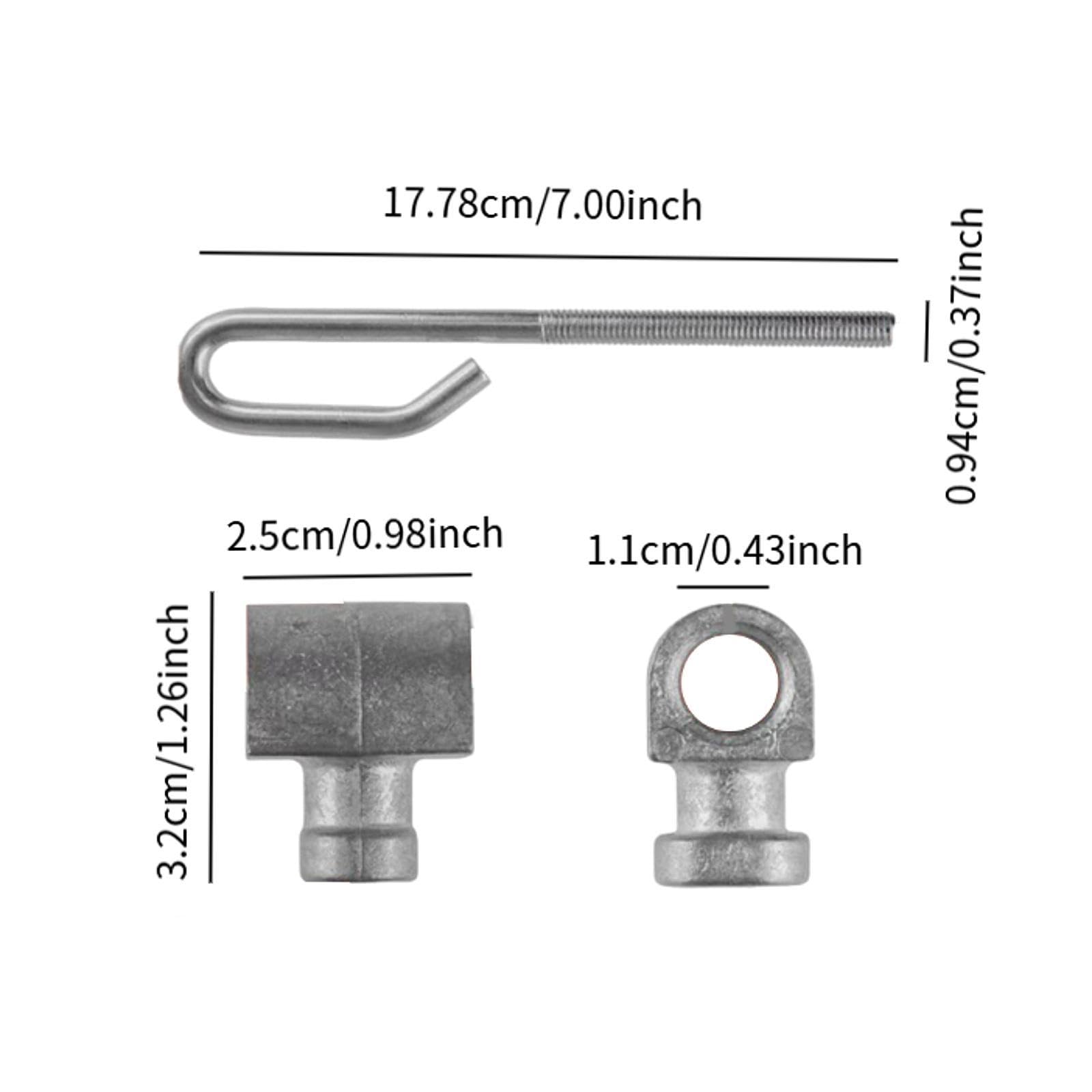 Kit de 2 Tiges de pour Le Relevage du Plateau de Coupe avec écrou de Blocage, Facile à Installer sur Les Tracteurs de Pelouse et Tondeuses