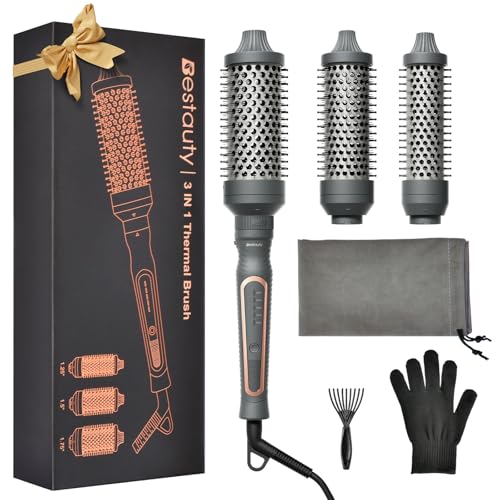 Bestauty 3-in-1 Thermal Brush with Interchangeable Barrels