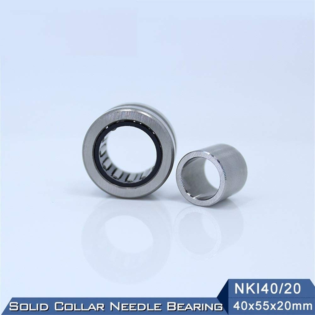 Needle Roller Bearings NKI40/20 Needle Roller Bearing 40x55x20 mm Solid Collar Needle Roller Bearings with Inner Ring NKI 40/20 Bearing Bearings