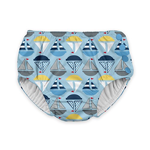 i play. by green sprouts Snap Reusable Swim Diaper | No other diaper necessary, UPF 50+ protection