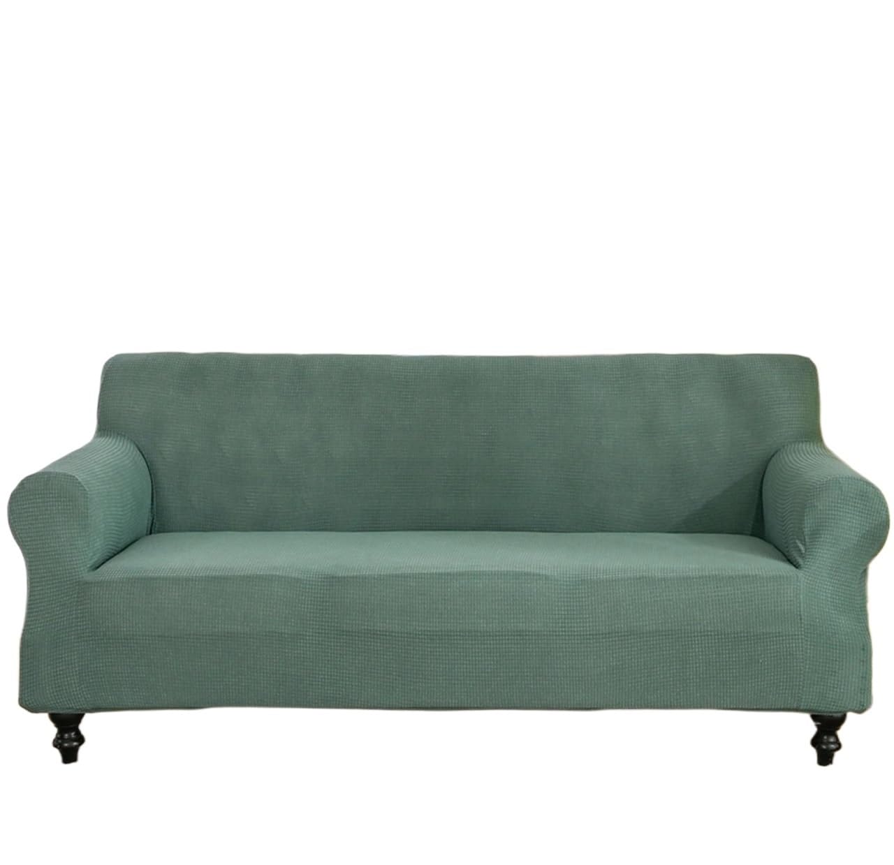 Couvre-canapé imperméable et extensible en tissu super doux vert Beangreen