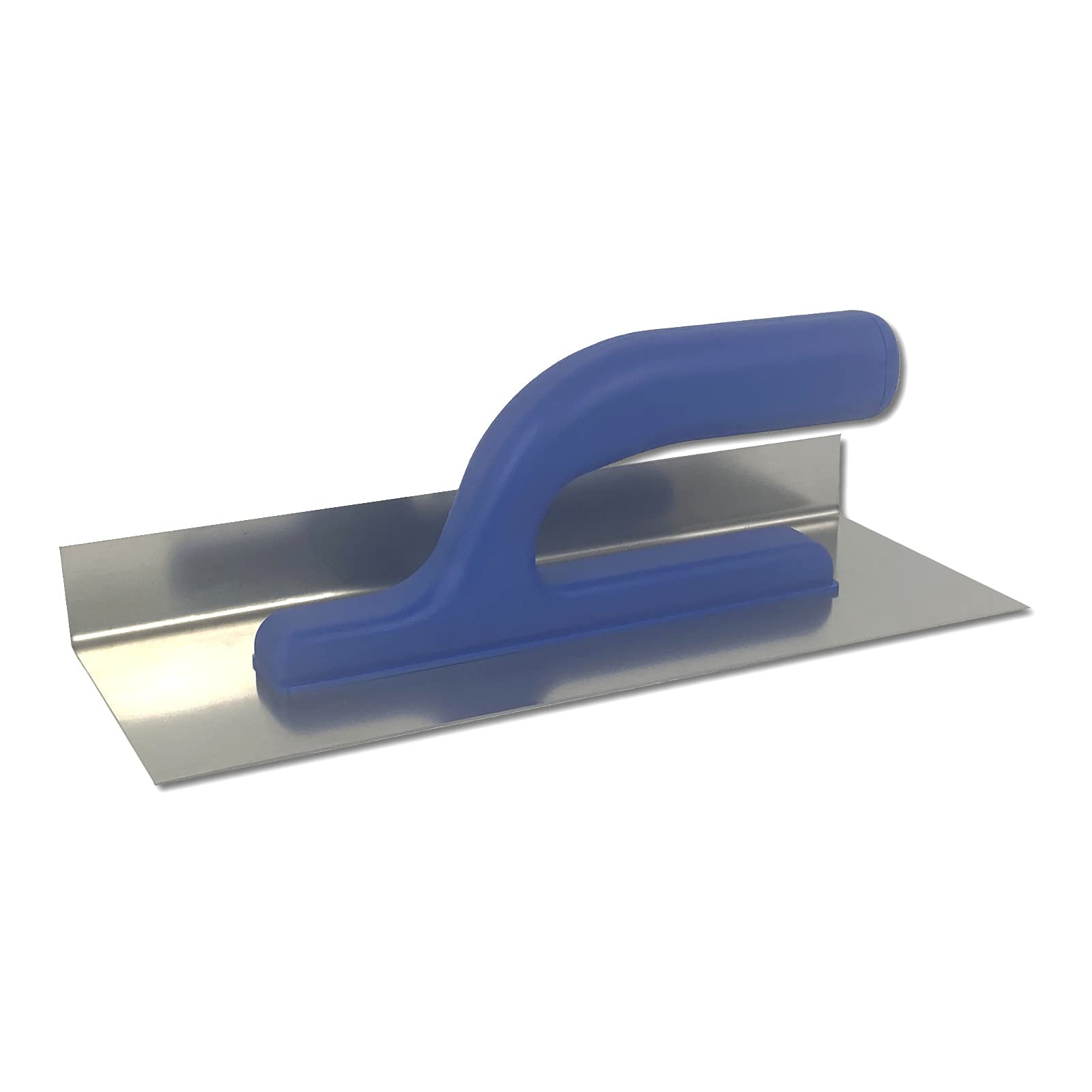 Truelle de lissage DEWEPRO avec rebord de 30 mm et lame en acier inoxydable de 270x100 mm