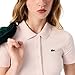Lacoste Women's Slim Fit L.12.D Ribbed Cotton Polo Shirt, Nidus, 44