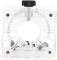 Vista 7 de Enrutador protector para recortadora, base transparente, para carpintería, base de plástico, herramientas eléctricas, accesorios de protección