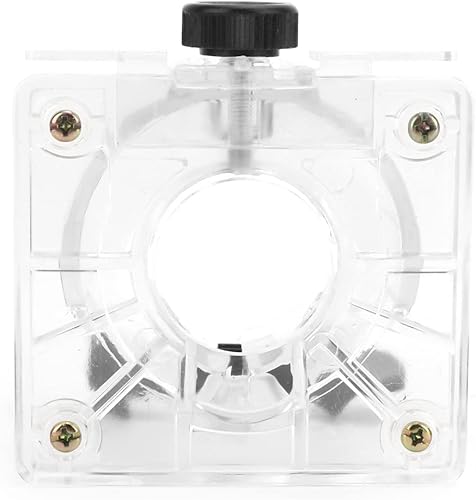 Miniatura 7 de Enrutador protector para recortadora, base transparente, para carpintería, base de plástico, herramientas eléctricas, accesorios de protección,