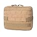 TRIWONDER Sac Tactique Militaire EDC Sacoche Ceinture Molle Sac à Outils Poche Multifonctionnel pour Camping Randonnée Voyage Chasse (Kaki)
