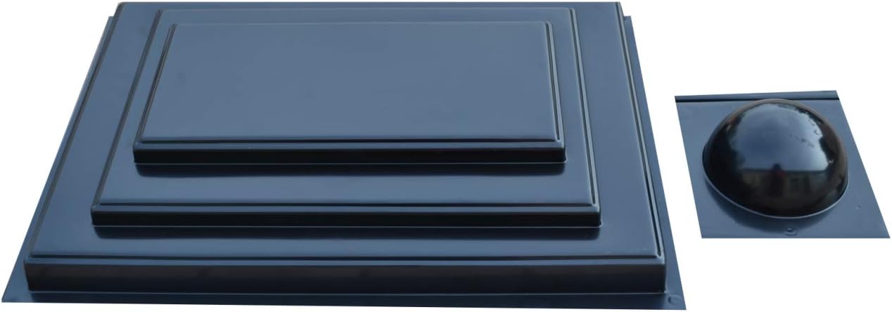 Plastic Molds Fence Pier Cap Concrete 17.71 in x 12.20 in x 2.76 in (450x310x70mm) #P19