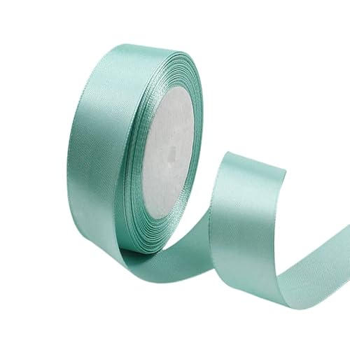 Popoyu Satinband 25mm Hell Tiffanyblau YM-SilkRoll-2.5CM-LightTiffanyBlue-1P